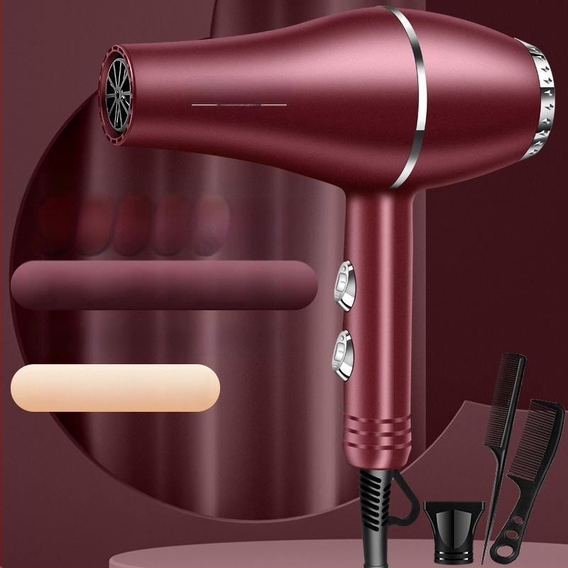 Aukštos galios plaukų džiovintuvas, šepetėlinis variklis, šaltas/karštas oras, 3 greičiai, vienas antgalis, pastovi temperatūros kontrolė