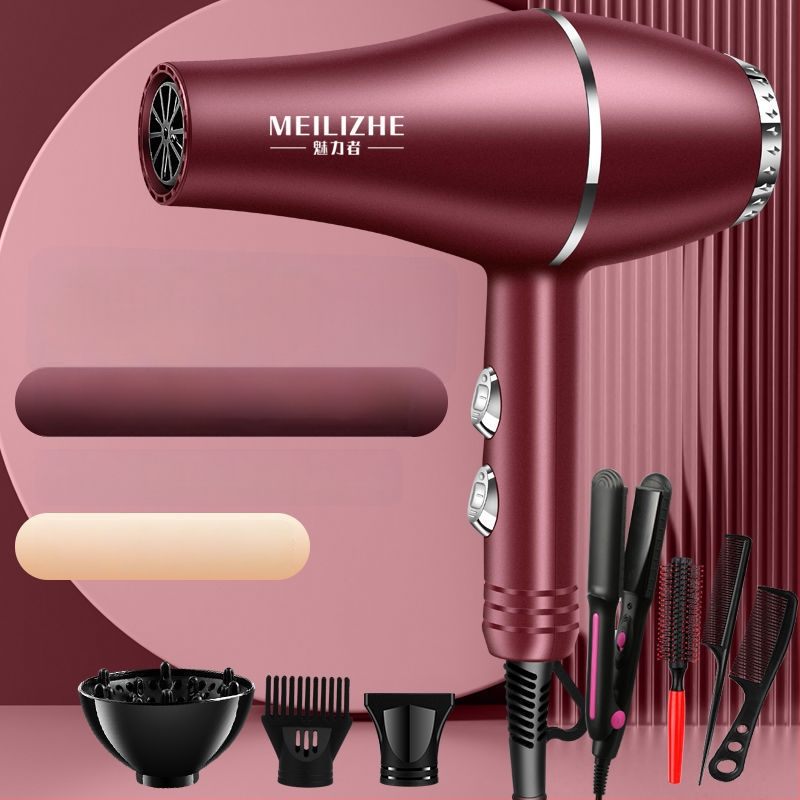 Aukštos galios plaukų džiovintuvas, šepetėlinis variklis, šaltas/karštas oras, 3 greičiai, vienas antgalis, pastovi temperatūros kontrolė