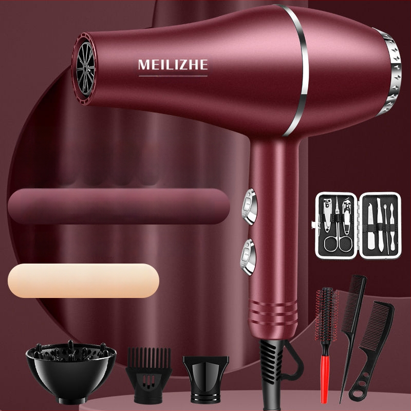 Aukštos galios plaukų džiovintuvas, šepetėlinis variklis, šaltas/karštas oras, 3 greičiai, vienas antgalis, pastovi temperatūros kontrolė