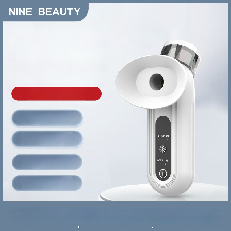 NINE BEAUTY silmade hoolduseade – nano pihustamise niisutus, kaasaskantav silma masseerija soojendava kompresseerimisega, IPX5 veekindel, sisseehitatud aku 300–500 mAh, koduseks kasutamiseks