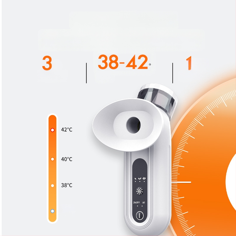 NINE BEAUTY silmade hoolduseade – nano pihustamise niisutus, kaasaskantav silma masseerija soojendava kompresseerimisega, IPX5 veekindel, sisseehitatud aku 300–500 mAh, koduseks kasutamiseks