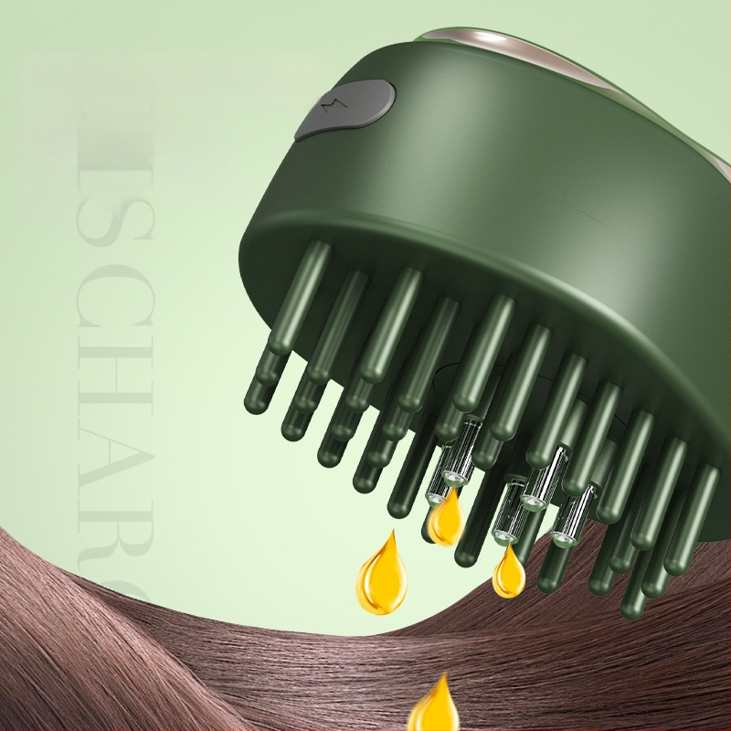 Mini skystų vadovas galvos odai su kamuoliuko aplikatoriumi ir vibraciniu masažu - LN-665, 35–40 g, universalus naudojimas, ramina galvos odą