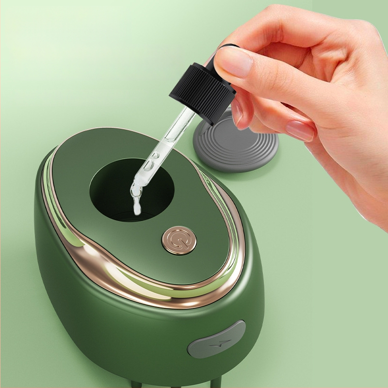 Mini skystų vadovas galvos odai su kamuoliuko aplikatoriumi ir vibraciniu masažu - LN-665, 35–40 g, universalus naudojimas, ramina galvos odą