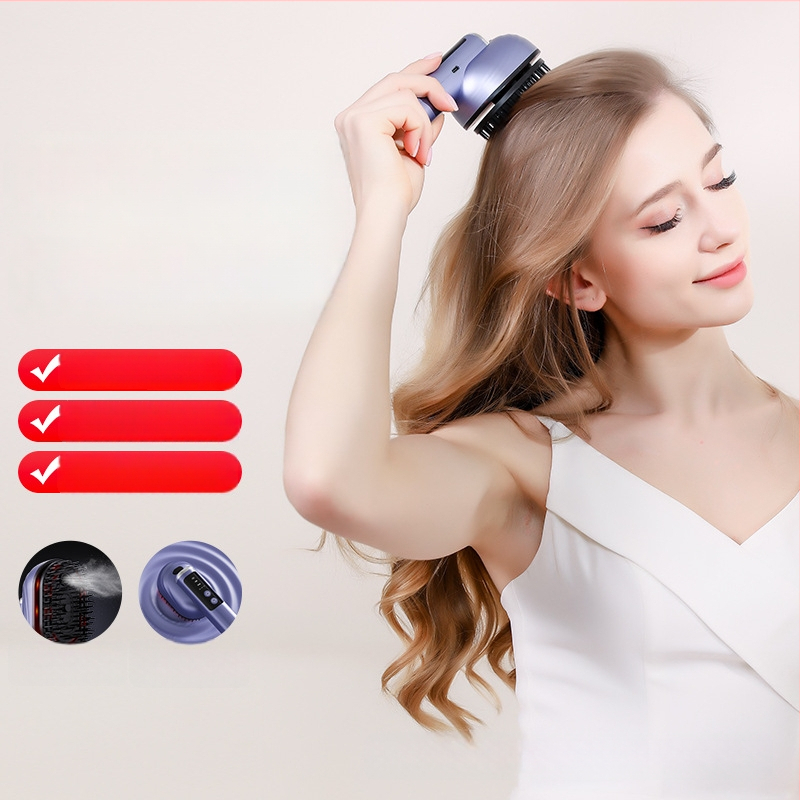 Elektriline peamassaažija peanahale meridiaankandmasaažiga, juuksekasvu pihusti ja vedeliku manustamise seade - Mudel Dys-15, 3. kiirus, kõigile vanuserühmadele, turuletoomine 2025