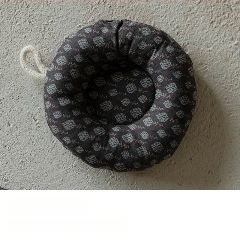 Japonijos stiliaus arbatinuko kilimėlis iš medvilnės-lino audinio, storas apsaugos nuo nudegimų sluoksnis, apskrito puodelio padėkliukas ir pieno padėklas, rankų darbas