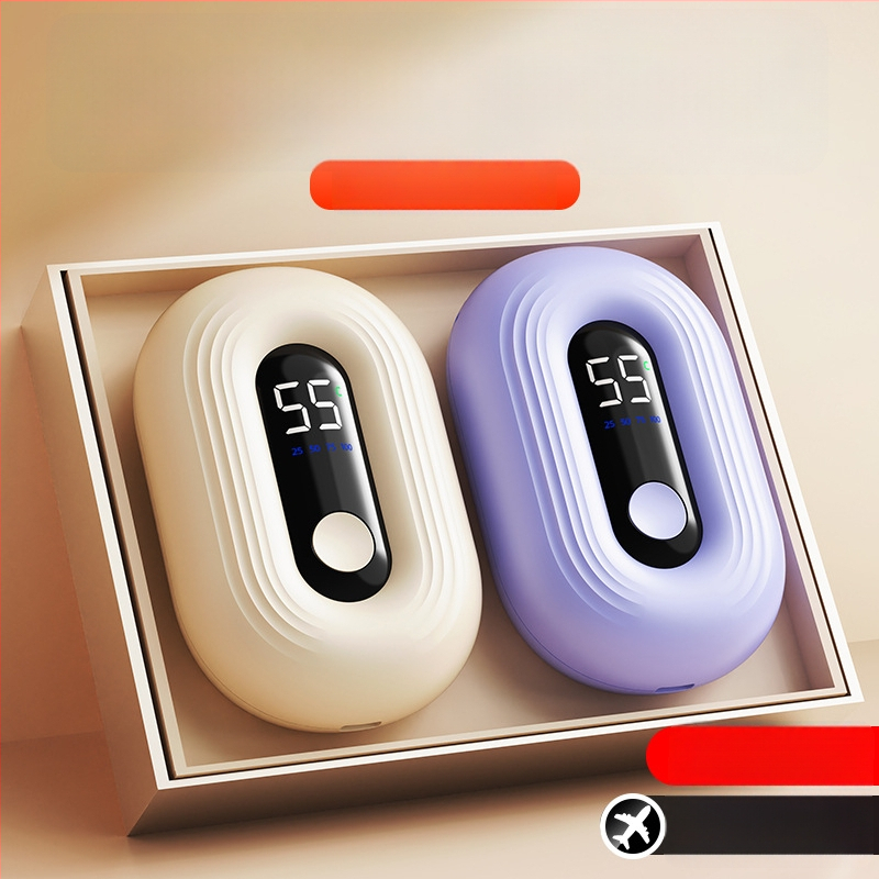 USB įkraunamas rankų šildytuvas, modelis N12, 5V 3W, aliuminio plokštės šilumos sklaida, įmontuota 1000–1200 mAh baterija