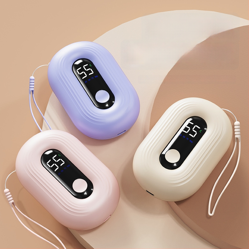 USB įkraunamas rankų šildytuvas, modelis N12, 5V 3W, aliuminio plokštės šilumos sklaida, įmontuota 1000–1200 mAh baterija