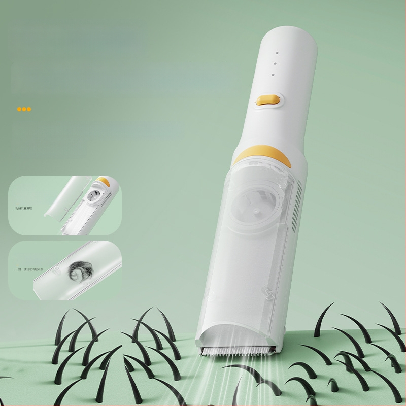 Kūdikių plaukų kirpimo mašinėlė – ultra lengva, tyliai veikianti su automatiškai siurbiamais plaukais; įkraunama, 5W, atspari vandeniui; prekinis ženklas Create rhyme