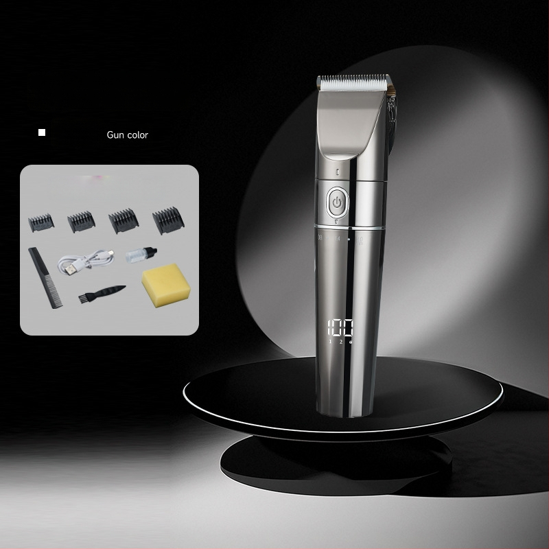 Bērnu matu griezējs, ārkārtīgi kluss, ar iekšējo akumulatoru, keramikas asmens, darbības laiks 1–3 stundas, uzlādējošs