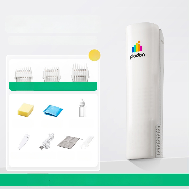 Puliton plaukų kirpimo mašina – itin tylus, įkraunama, 5W, plaukų siurbimas, atspari vandeniui, kūdikiams ir vaikams