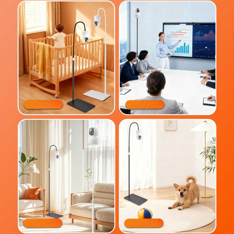 Sukamas grindų laikiklis kūdikių stebėjimo kamerai Xiaomi Ezviz Tapo; metalinis; universalus; pritaikymas palaikomas