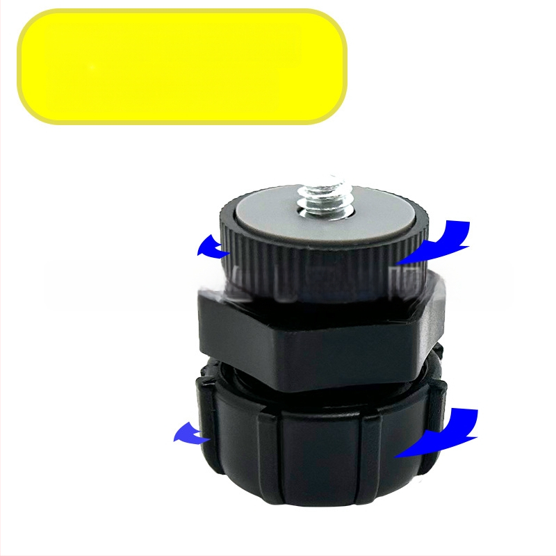 Zhuoer Ze73 ABS patogus išmaniojo telefono laikiklis su 1/4 colio rutulinės galvos adapteriu