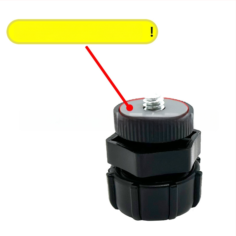 Zhuoer Ze73 ABS patogus išmaniojo telefono laikiklis su 1/4 colio rutulinės galvos adapteriu