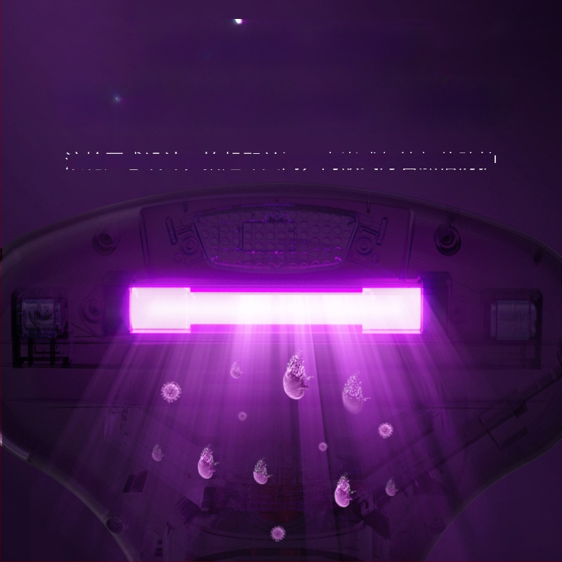 Rankinis erkinių siurblys su UV sterilizacija ir ciklono antgaliu, maitinamas laidu, kabelio ilgis apie 4 m, dulkių talpa >0,4 L