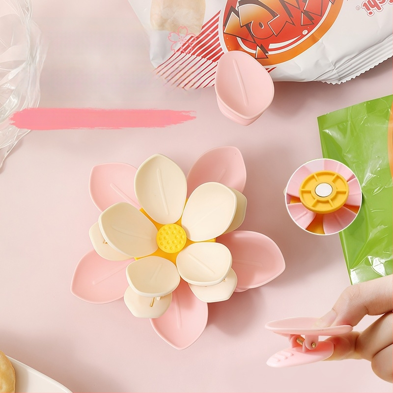 Magnetiline tihendklips snäkkide kottidele – niiskuskindel, 3D disain, säilitab toidu värskuse