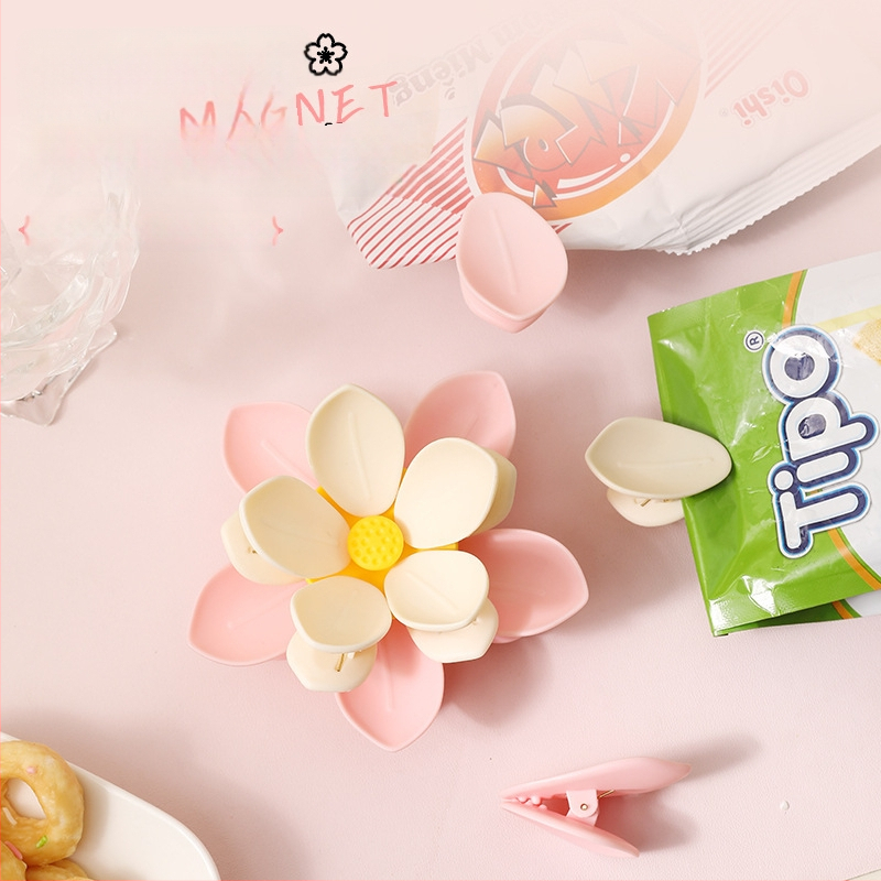 Magnetiline tihendklips snäkkide kottidele – niiskuskindel, 3D disain, säilitab toidu värskuse