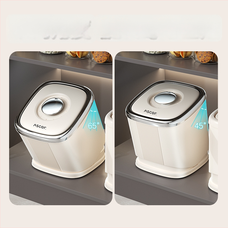 Riisihoidik, suletav, niiskus- ja kahjurakaitse, toidukvaliteediga ABS-plastik, maht 9–10 L