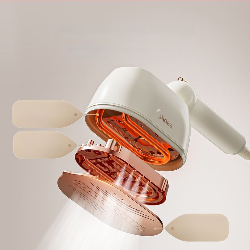 Midea rankinis drabužių garintuvas, nešiojamas sulankstomas, 111-240V, namų ir bendrabūčio naudojimui