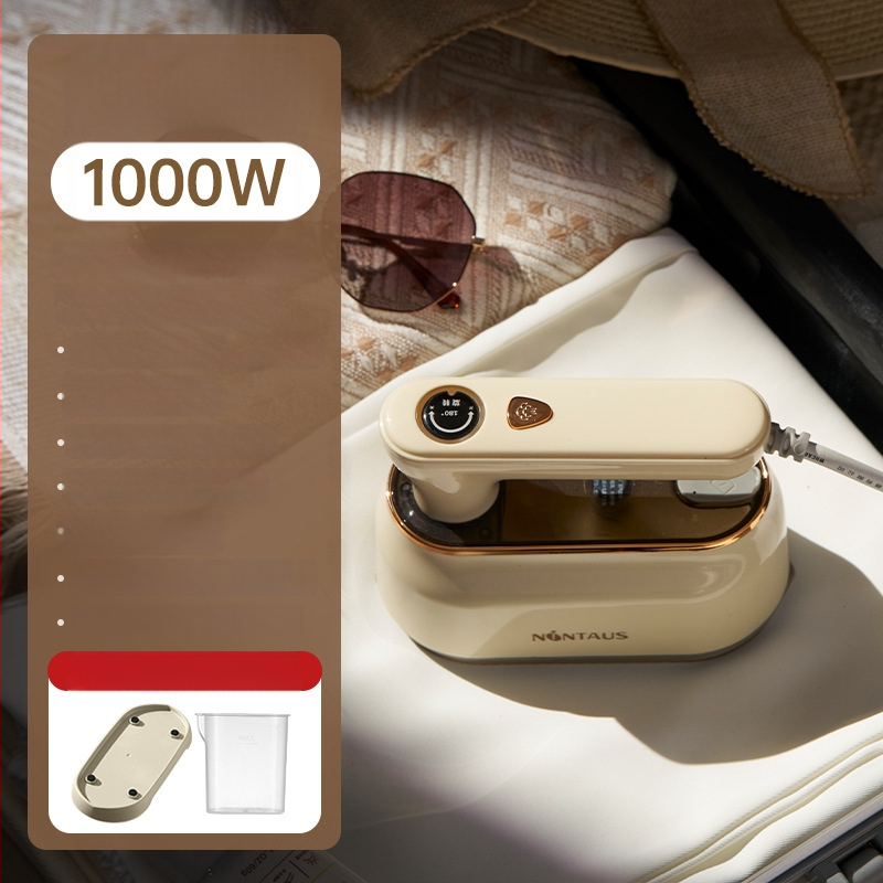 Rankinis drabužių garintuvas — 1000 W, maitinimas iš tinklo, 111–240V, talpa <0,8 l, sulankstomas dizainas, viskas viename lyginimo sistemoje