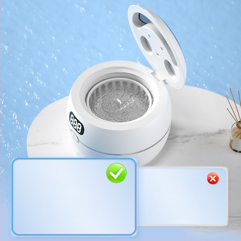 Ultraheli proteesi puhastaja UV-steriliseerimisega, 25 W, 110–220 V, maht kuni 300 ml