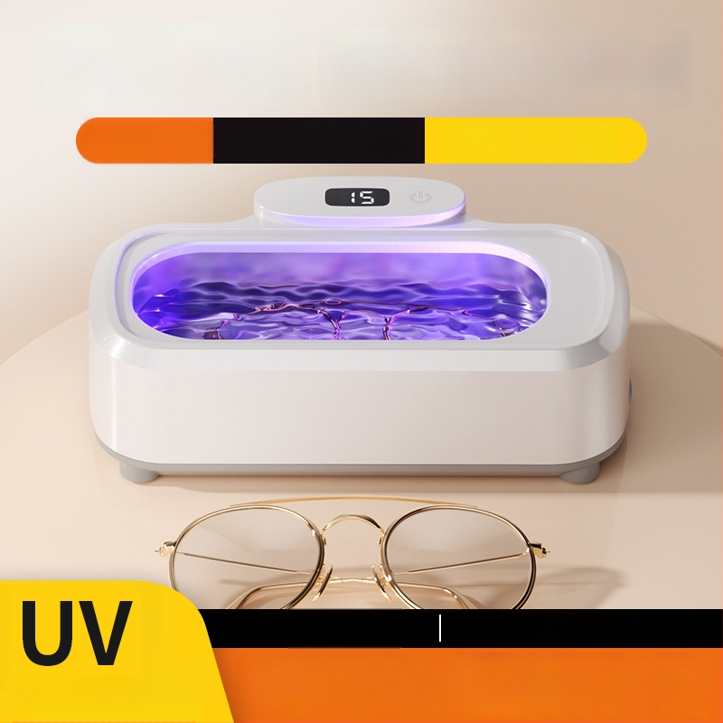 Ultragarsinis valymo įrenginys akinėms, juvelyrikai, breketėms ir kontaktiniams lęšiams, sterilizavimas, didelė talpa; Modelis 975; Darbinis režimas: mechaninis; Laiko funkcija: <2 val.; Maitinimas: kintamoji srovė, 100–240 V