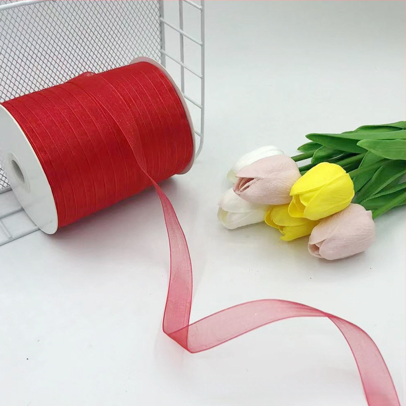 Zhe Hao adīta cepures lente ar dekoratīvu loku un gazes lentes DIY projektiem un dāvanu iesaiņošanai