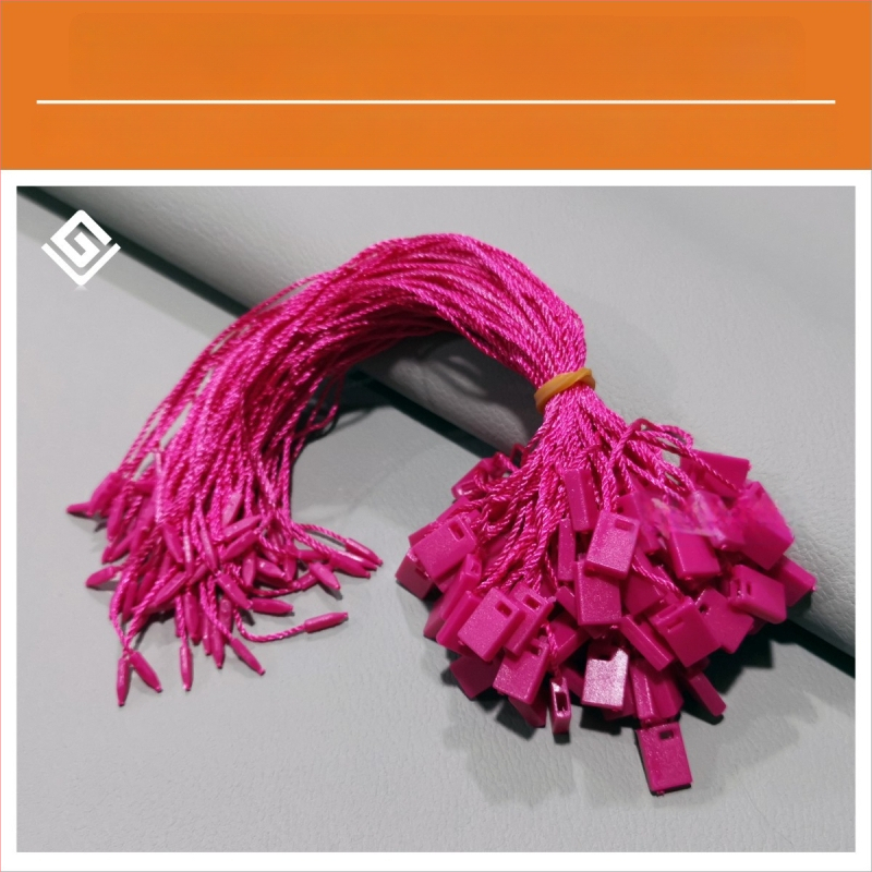 Etiketės virvė, Hengchang prekės ženklas, pagrindinė medžiaga: poliesterio siūlas, sagties medžiaga: plastikas, taikymas: batai, skrybėlės, kuprinės, drabužiai, aksesuarai, namų tekstilė, žaislai