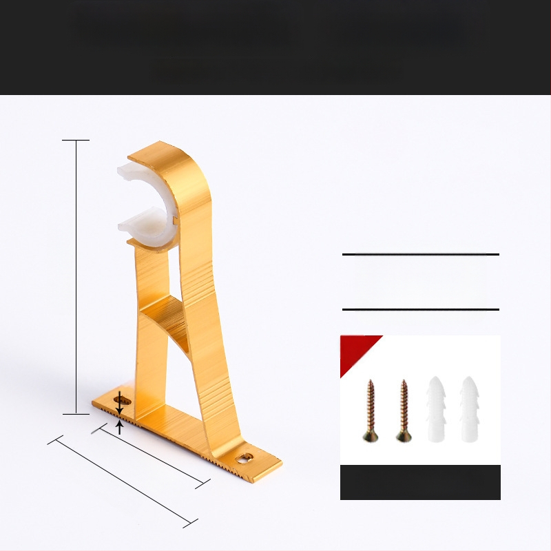 Alumiiniumist kardinavarda kinnitus – ühele või kahele vardale – fikseeritud alus – üla- või külgmine paigaldus