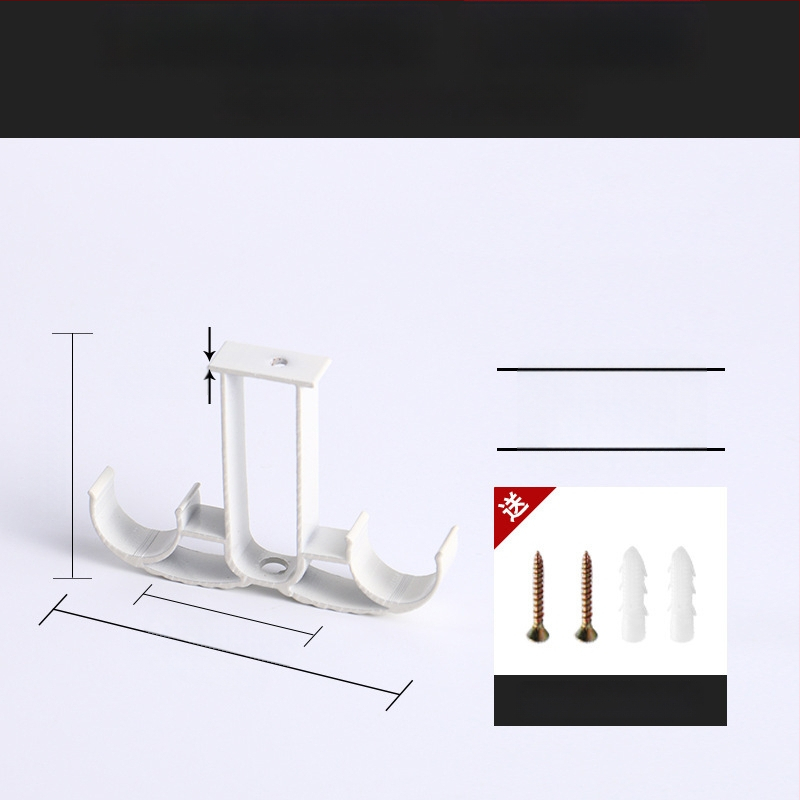 Alumiiniumist kardinavarda kinnitus – ühele või kahele vardale – fikseeritud alus – üla- või külgmine paigaldus