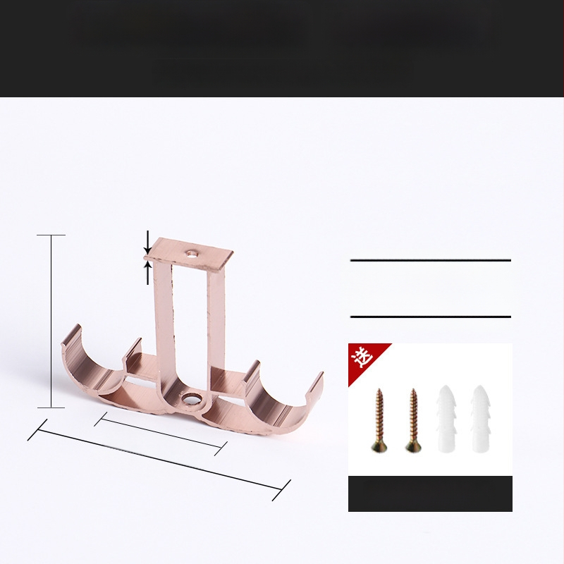 Alumiiniumist kardinavarda kinnitus – ühele või kahele vardale – fikseeritud alus – üla- või külgmine paigaldus