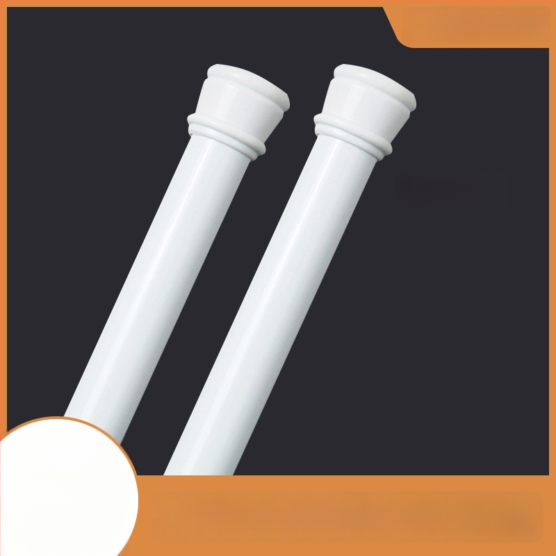 Teleskoopiline terasest varras pesu kuivamiseks, kardinaks ja dušikardina jaoks – paigalduseta, moods minimalistlik stiil