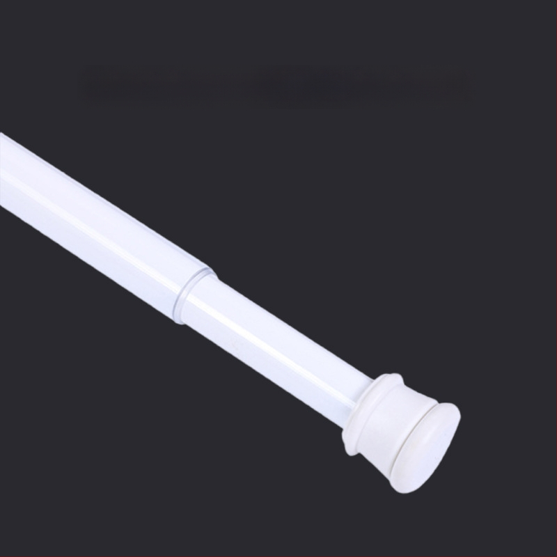 Teleskoopiline terasest varras pesu kuivamiseks, kardinaks ja dušikardina jaoks – paigalduseta, moods minimalistlik stiil