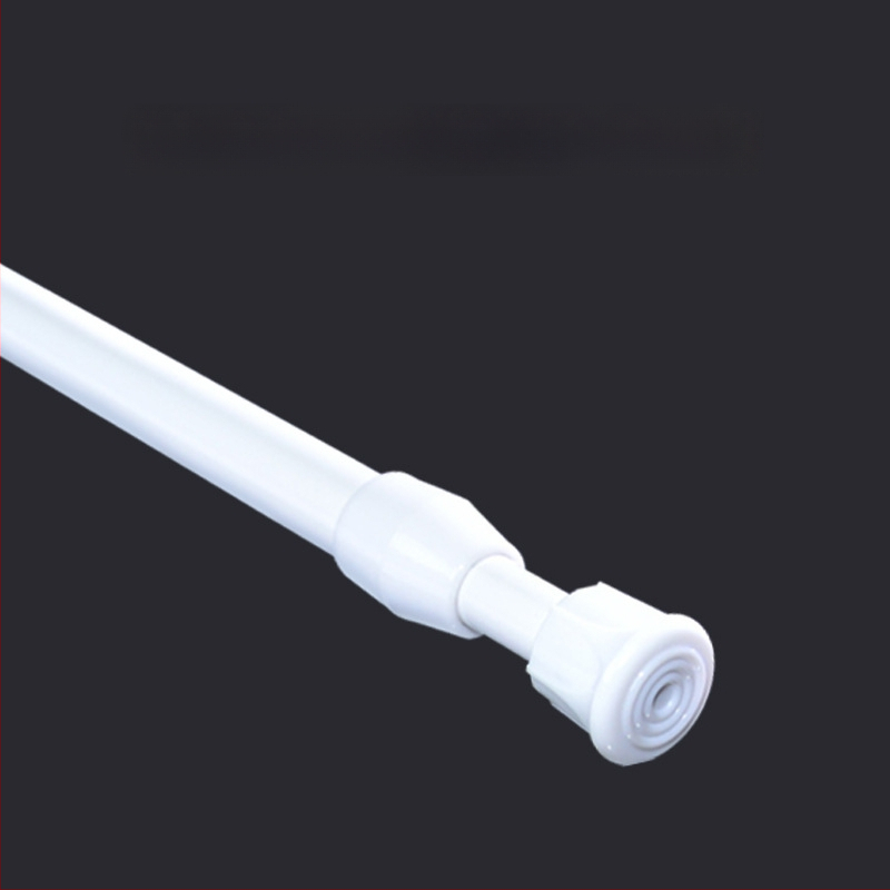 Teleskoopiline terasest varras pesu kuivamiseks, kardinaks ja dušikardina jaoks – paigalduseta, moods minimalistlik stiil