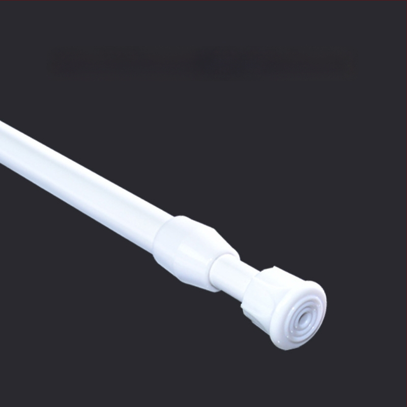 Teleskoopiline terasest varras pesu kuivamiseks, kardinaks ja dušikardina jaoks – paigalduseta, moods minimalistlik stiil