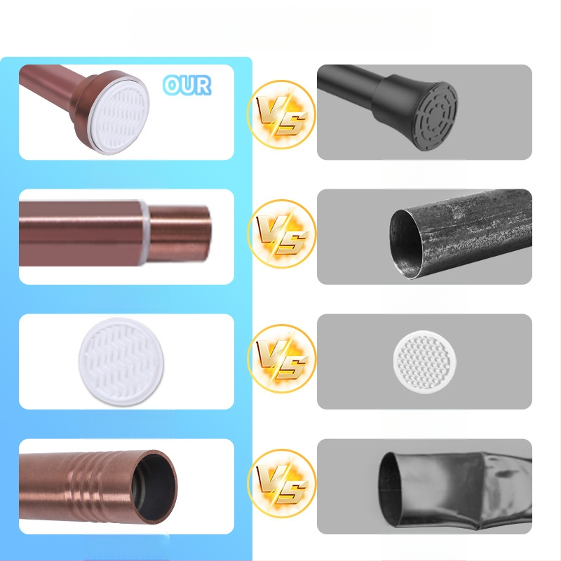 Nerūdijančio plieno skalbinių džiovyklos lazda, skirta vonios kambariui, prekinis ženklas Fuman, išleista 2025 m.