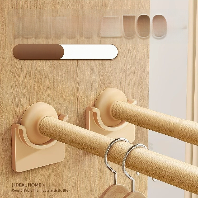 Nerūdijančio plieno drabužių džiovinimo strypas, teleskopinis, be gręžimo, skirta miegamojo spintos (medžiaga: nerūdijantis plienas; įrengimas: be gręžimo; naudojimas: drabužiams pakabinti miegamajame; stilius: naujas kinų stilius)