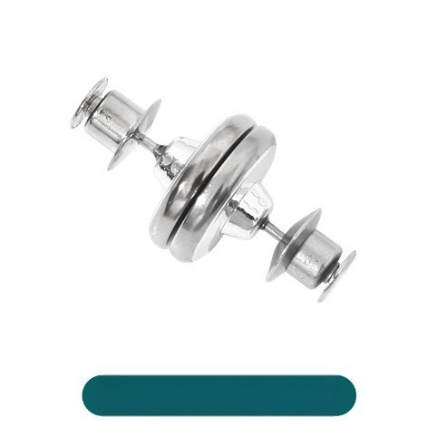 Užuolaidų spaustukas su stipriu magnetiniu prisitraukimu, iš aliuminio lydinio, nuimamas magnetinis uždarymas, užkerta šviesos pratekėjimą