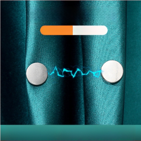 Užuolaidų spaustukas su stipriu magnetiniu prisitraukimu, iš aliuminio lydinio, nuimamas magnetinis uždarymas, užkerta šviesos pratekėjimą