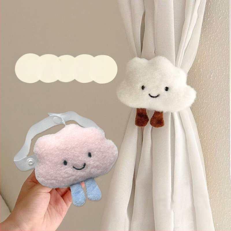 Užuolaidų raišteliai – šiuolaikinis minimalistinis stilius, debesų ir gyvūnų motyvai, cheminė pluoštas, be pritaikymo