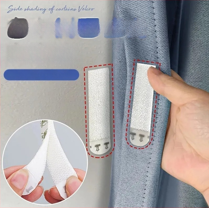 Užuolaidų siuvimo fiksatoriai su Velcro juostelėmis, laikikliai abiejuose galuose — Prekė Neck strength; Medžiaga: Audinys; Kategorija: užuolaidų sagtis; Stilius: modernus paprastumas