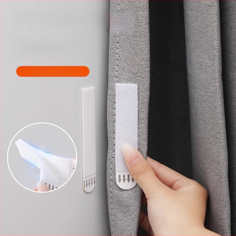 Užuolaidų siuvimo fiksatoriai su Velcro juostelėmis, laikikliai abiejuose galuose — Prekė Neck strength; Medžiaga: Audinys; Kategorija: užuolaidų sagtis; Stilius: modernus paprastumas