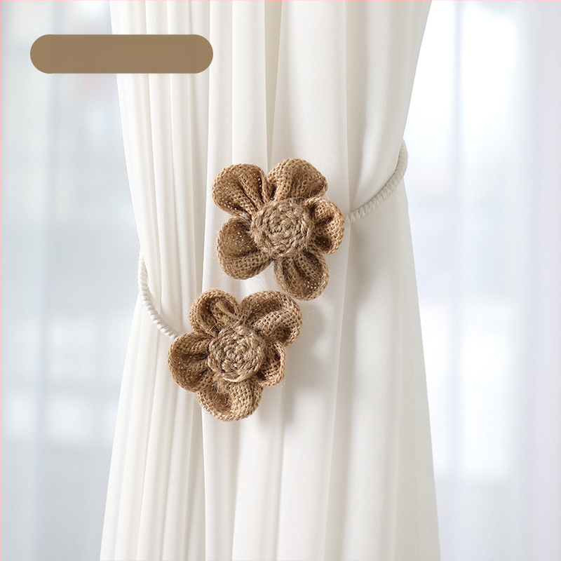 Aizkarų juosta iš medvilnės ir lino, japonų-korejiečių stilius, tinkama svetainei ir miegamajam, svoris 0,04 kg, be pritaikymo