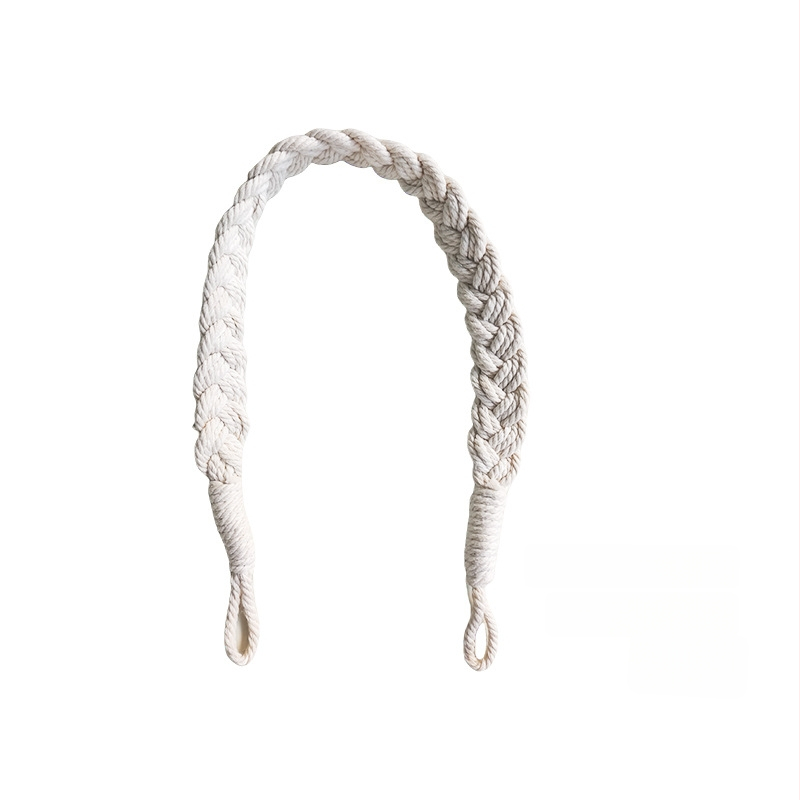 Reguliuojami užuolaidų rišikliai iš medvilninės virvelės gazų užuolaidoms, Nordic stilius, prekės ženklas Nine elephants