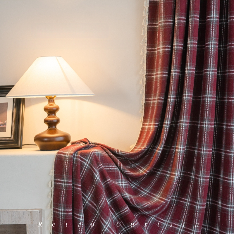 Užuolaidos, medvilnės-lino mišinys, prancūziškas stilius, pusiau užtemdantis dekoras, kampiniam langui — (Prekės ženklas: Ymqy/yi man qi yun; Medžiaga: Medvilnė; Pagrindinė audinio sudėtis: Medvilnė ir linas; Audinio sudėtis: 90%; Funkcija: dekoratyvinis p