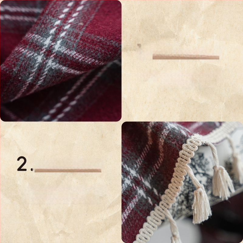 Užuolaidos, medvilnės-lino mišinys, prancūziškas stilius, pusiau užtemdantis dekoras, kampiniam langui — (Prekės ženklas: Ymqy/yi man qi yun; Medžiaga: Medvilnė; Pagrindinė audinio sudėtis: Medvilnė ir linas; Audinio sudėtis: 90%; Funkcija: dekoratyvinis p