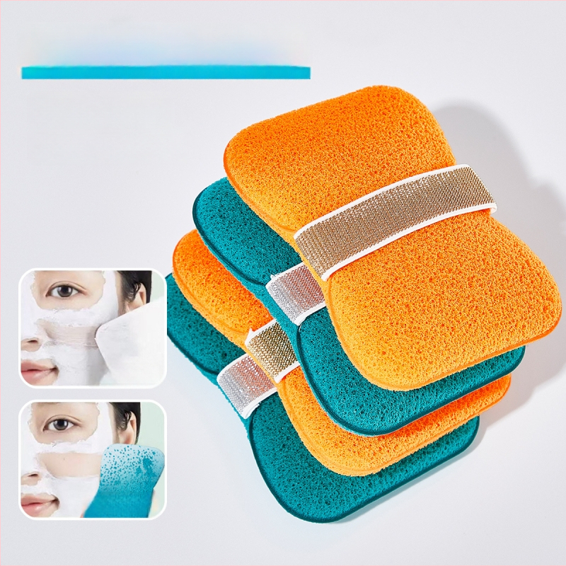 GECOMO PVA veido valymo kempinė su molio kauke, gilus valymas, švelni oda, 600 vnt./pakuotė