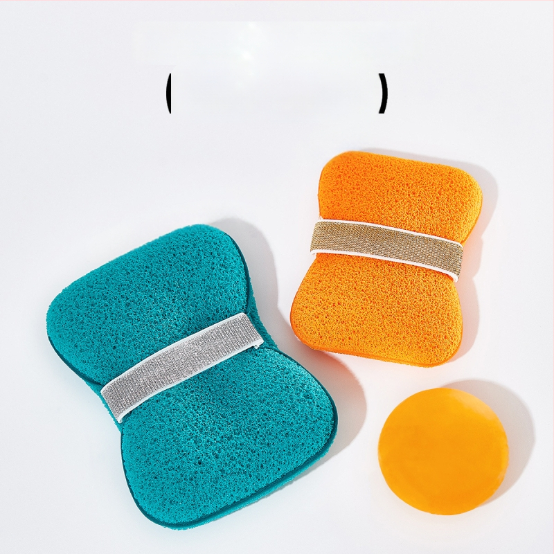 GECOMO PVA veido valymo kempinė su molio kauke, gilus valymas, švelni oda, 600 vnt./pakuotė