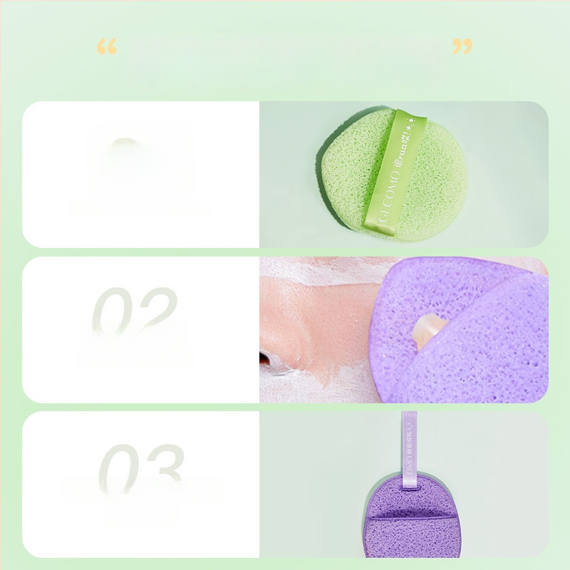 Gecomo veido valymo pūdelis su kilpa — minkštas, odai draugiškas, greitai putoja, gilus valymas; pakuotė 600 vnt.; Medžiaga: Kita; Importas: Ne