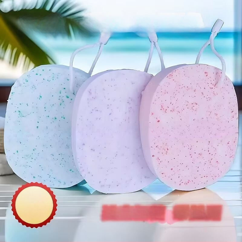 Veidojimo plovimo kempinė veidui, storėjusi ir labai sugerianti, skirta giliam veido valymui