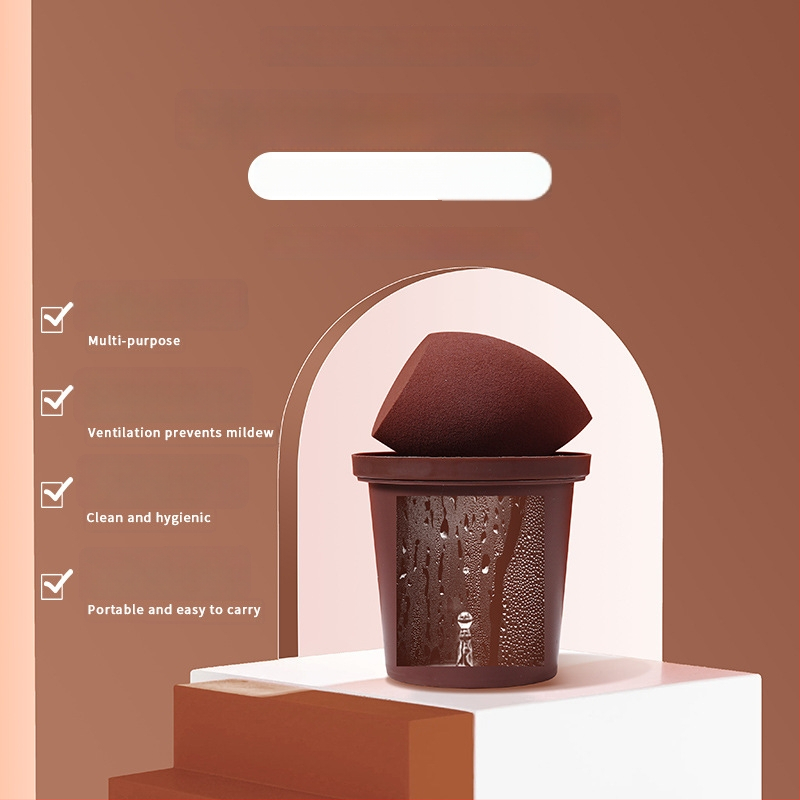 Jinchi grožio kiaušinis kempinė – hidrofilis poliuretanas, drėgnam ir sausam naudojimui, formos: alyvuogės, lašinės ir moliūgo pavidalo, įpakavimas saugojimo dėžutėje